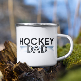 Hockey Dad Enamel Mug
