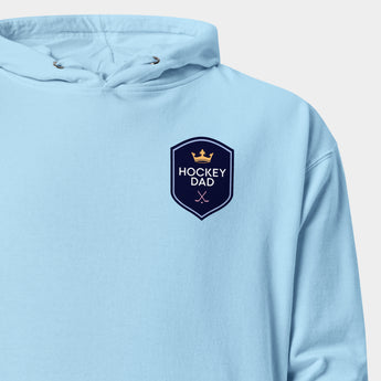 Hockey Dad Shield Hoodie