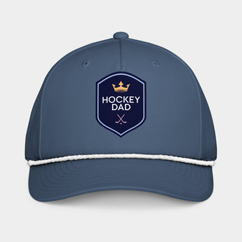 Hockey Dad Shield Rope Cap