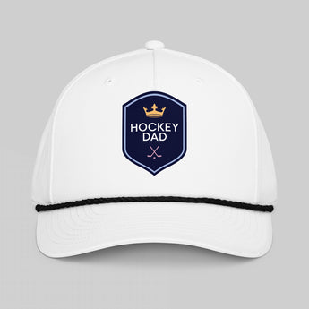 Hockey Dad Shield Rope Cap