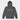 Hockey Girl Bench Boss Babe Youth Hoodie in Heather Steel with Carbon Ink