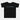 Hockey Girl Blue Line Baddie Toddler T-Shirt in Black with Steel Blue Ink