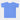 Hockey Girl Blue Line Baddie Toddler T-Shirt in Heather Columbia Blue Back View