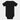 Hockey Girl Goalie Goddess Baby Bodysuit in Black Back View