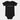 Hockey Girl Goalie Goddess Baby Bodysuit in Black with Moonglow Ink