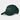 Hockey Girl Goalie Goddess Embroidered Hat in Forest Green Side View
