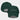 Hockey Girl Goalie Goddess Embroidered Hat in Forest Green with Moonglow Thread