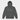 Hockey Girl Goalie Goddess Youth Hoodie in Heather Steel with Carbon Ink