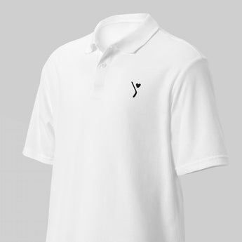 Hockey Love Unisex-Fit Embroidered Polo Shirt