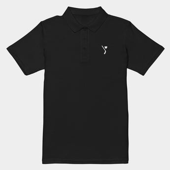 Hockey Love Women’s-Fit Embroidered Polo Shirt