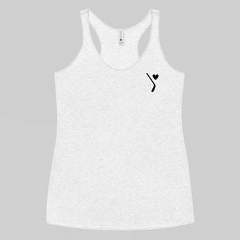 Hockey Love Women's-Fit Racerback Tank