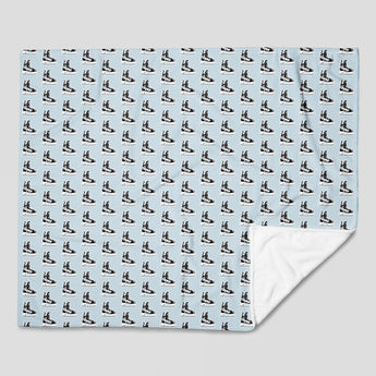 Skating Edges Throw Blanket